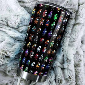 Among Us Tumbler Stainless Steel Pattern