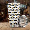 Daisy Flower Tumbler Cup Custom Floral Car Accessories