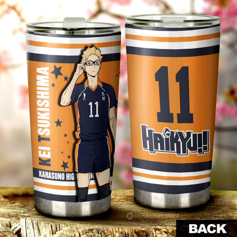 Kei Tsukishima Tumbler Cup Custom Car Accessories Kei Tsukishima Tumbler Cup Custom Car Accessories