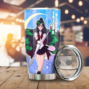 Sailor Pluto Tumbler Cup Custom Sailor Moon Anime For Car Decoration