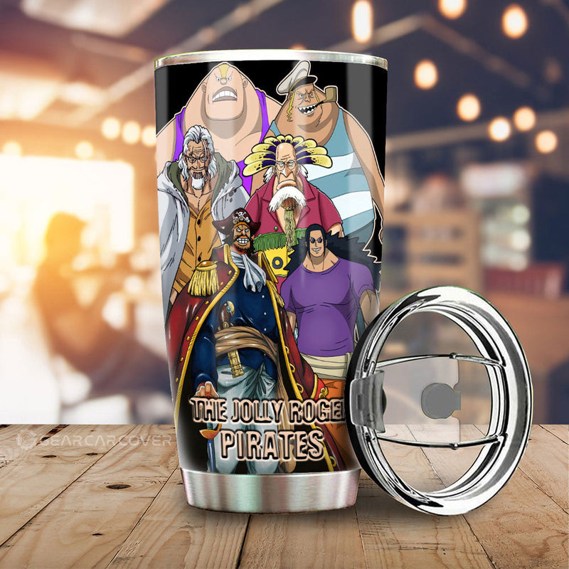 The Jolly Roger Pirates Tumbler Cup Custom Car Accessories The Jolly Roger Pirates Tumbler Cup Custom Car Accessories