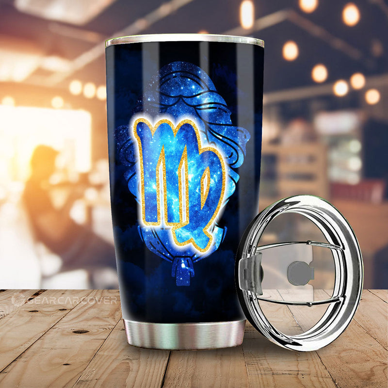 Virgo Tumbler Cup Custom Name Zodiac Car Interior Accessories Virgo Tumbler Cup Custom Name Zodiac Car Interior Accessories