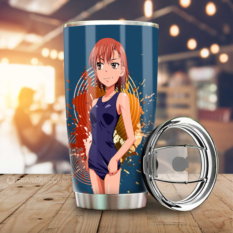 Waifu Girl Mikoto Misaka Tumbler Cup Custom A Certain Magical Index Car Accessories Waifu Girl Mikoto Misaka Tumbler Cup Custom A Certain Magical Index Car Accessories
