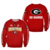 2021 Champions Georgia Bulldogs Red 3D Shirt