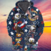4Th Of July Independence Day American Eagle 3D Hoodie