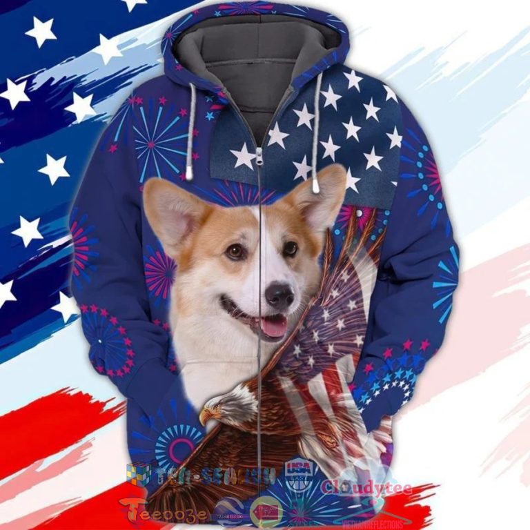 4Th-Of-July-Independence-Day-American-Flag-Corgi-Fireworks-3D-Hoodie-3