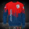 Adelaide United 3D Red Blue Shirt