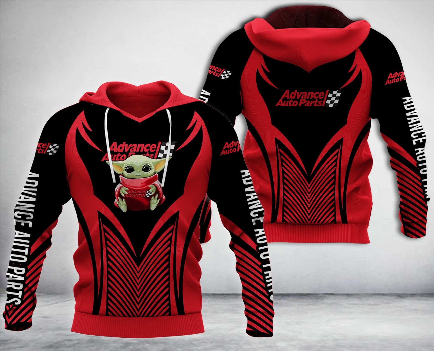 Advance Auto Parts Baby Yoda 3D Hoodie Advance Auto Parts Baby Yoda 3D Hoodie