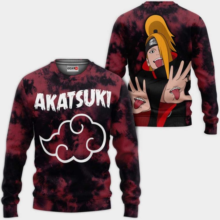Akatsuki-Deidara-Custom-Anime-Naruto-3D-Hoodie-Bomber-Jacket-2
