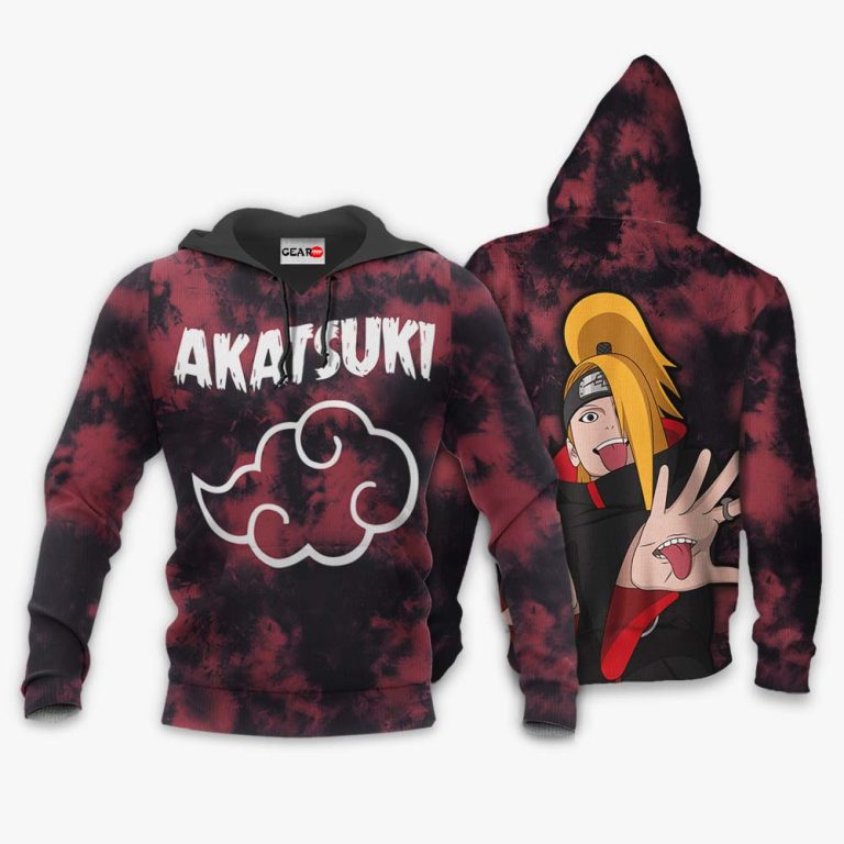 Akatsuki-Deidara-Custom-Anime-Naruto-3D-Hoodie-Bomber-Jacket-3