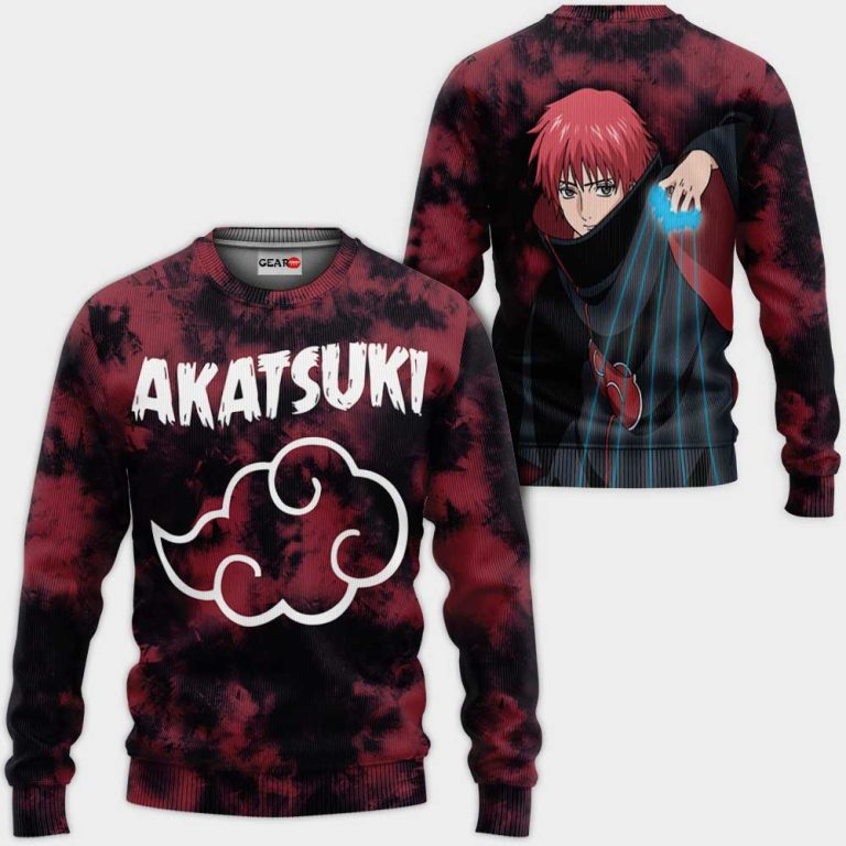 Akatsuki-Sasori-Custom-Anime-Naruto-3D-Hoodie-Bomber-Jacket-2