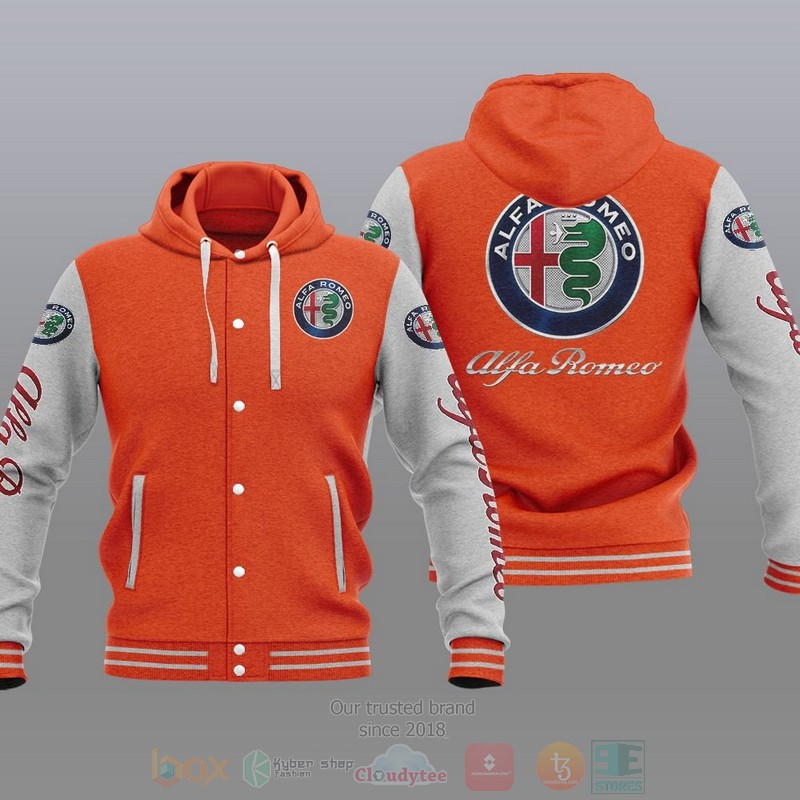 Alfa Romeo Car Baseball Jacket Hoodie Alfa Romeo Car Baseball Jacket Hoodie