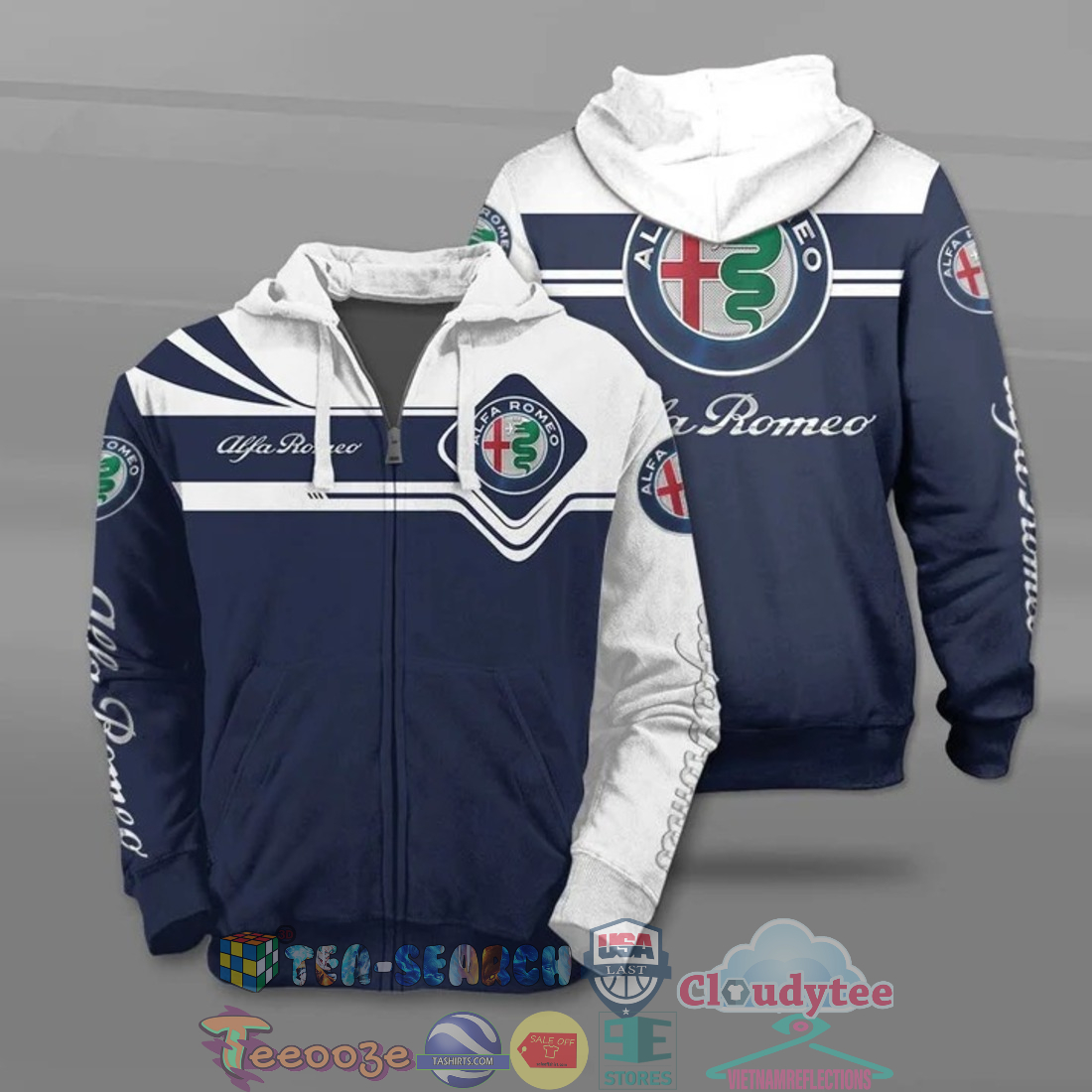 Alfa Romeo Ver 1 All Over Printed T-Shirt Hoodie Alfa Romeo Ver 1 All Over Printed T-Shirt Hoodie