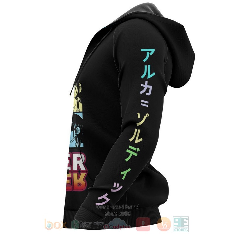 Alluka Zoldyck Custom Hunter X Hunter Anime Black 3D Hoodie Alluka Zoldyck Custom Hunter X Hunter Anime Black 3D Hoodie