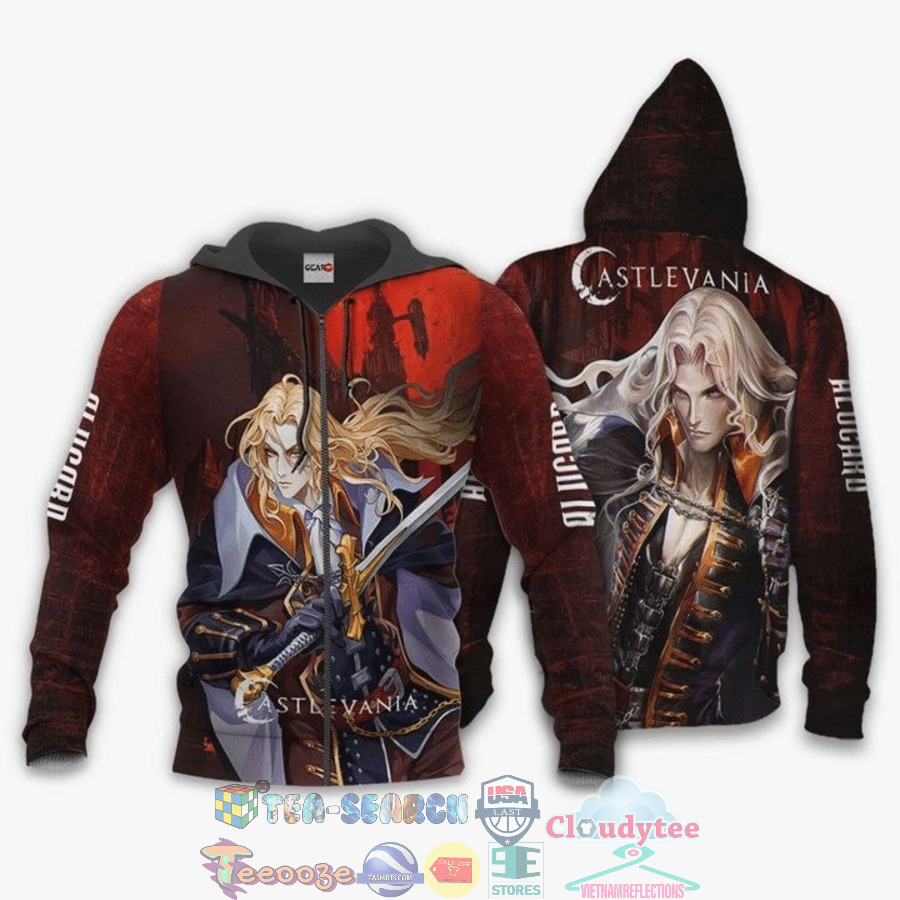 Alucard Castlevania 3D Hoodie Alucard Castlevania 3D Hoodie