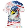 American Flag Eagle Merica 3D Shirt