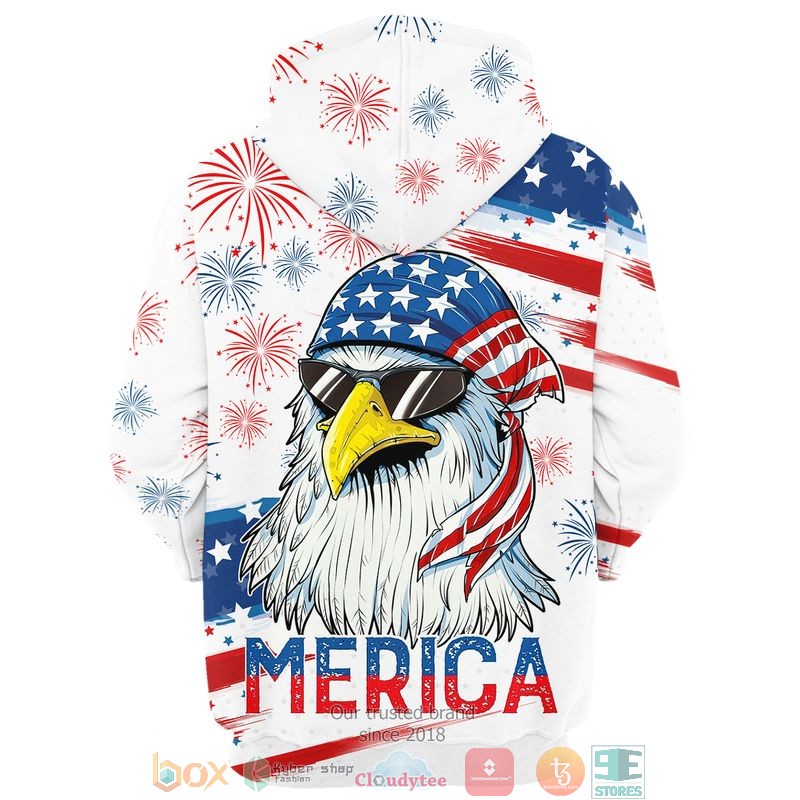 American Flag Eagle Merica Fleece Hoodie American Flag Eagle Merica Fleece Hoodie