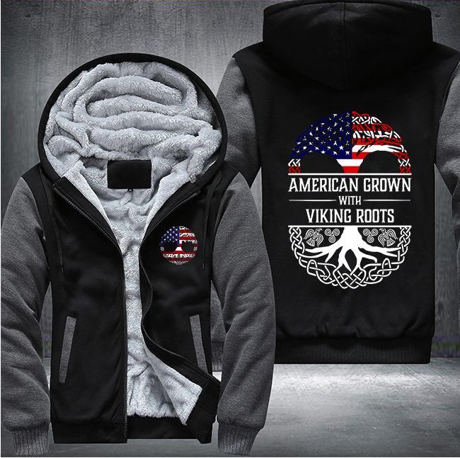 American-Grown-With-Viking-Groots-Fleece-Hoodie-Jacket-1