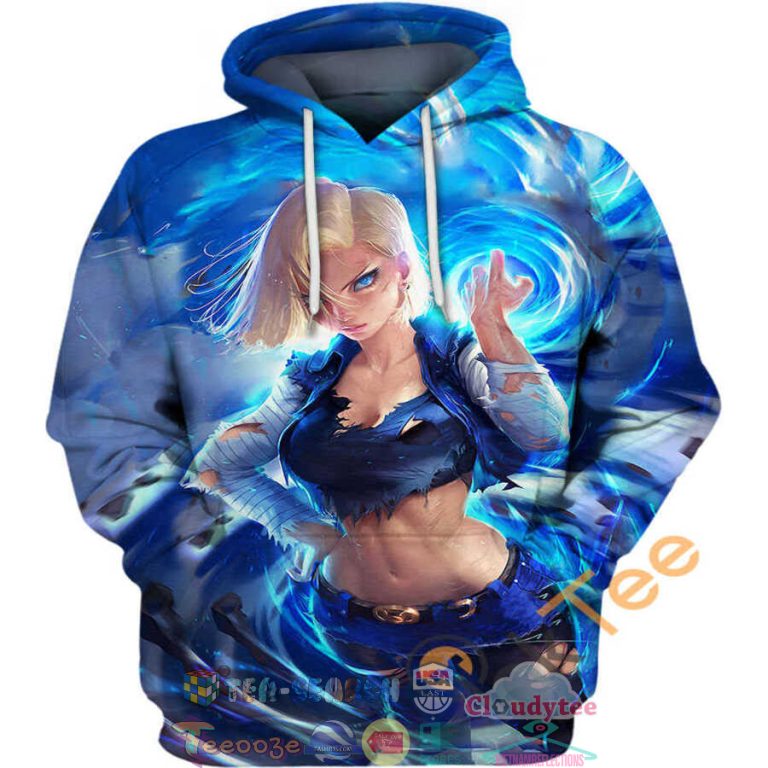 Android-18-Dragon-Ball-Hoodie-3D-3