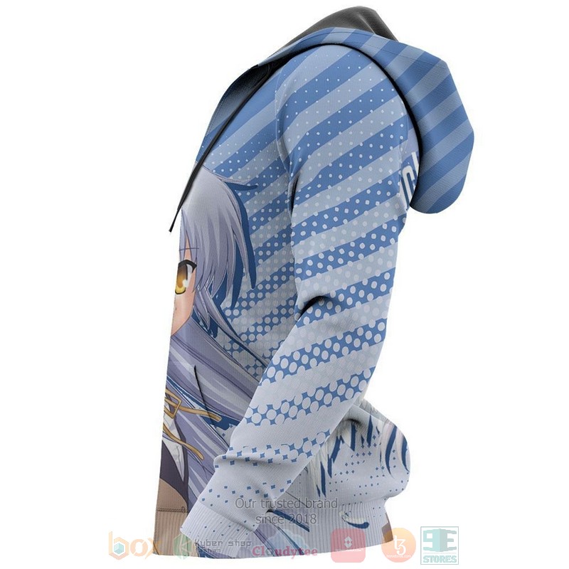 Angel Beats Tachibana Kanade Anime 3D Hoodie Angel Beats Tachibana Kanade Anime 3D Hoodie