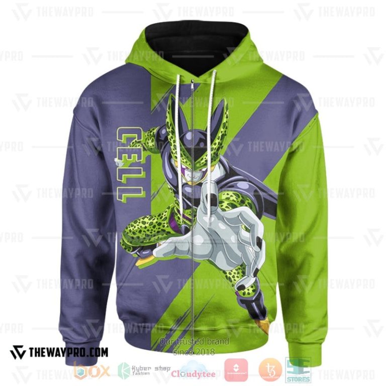 Anime-Dragon-Ball-Cell-3D-Hoodie-3