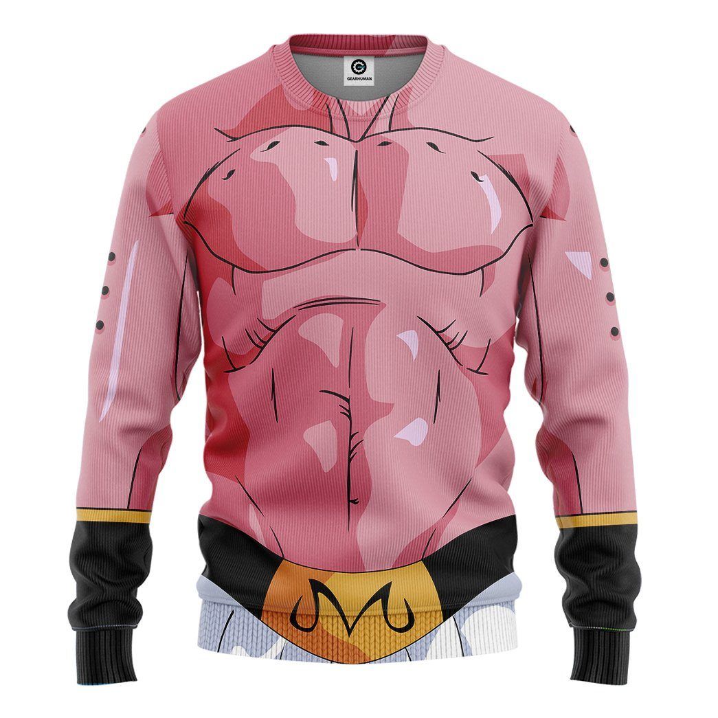 Anime Dragon Ball Majin Boo 3D Hoodie Anime Dragon Ball Majin Boo 3D Hoodie