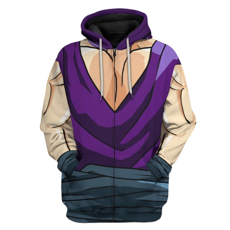 Anime-Dragon-Ball-Son-Gohan-3D-Hoodie-Zip-Hoodie-2