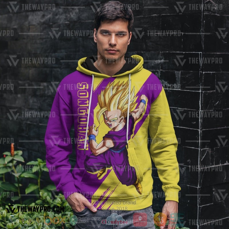 Anime Dragon Ball Songohan 3D Hoodie Anime Dragon Ball Songohan 3D Hoodie