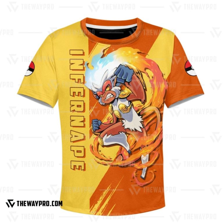 Anime-Pokemon-Infernape-Kid-3D-Hoodie-3