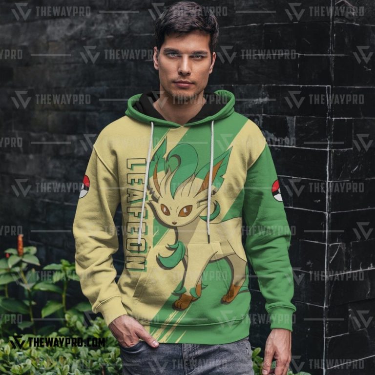 Anime-Pokemon-Leafeon-3D-Hoodie-2
