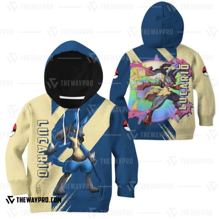 Anime-Pokemon-Lucario-Kid-3D-Hoodie-2