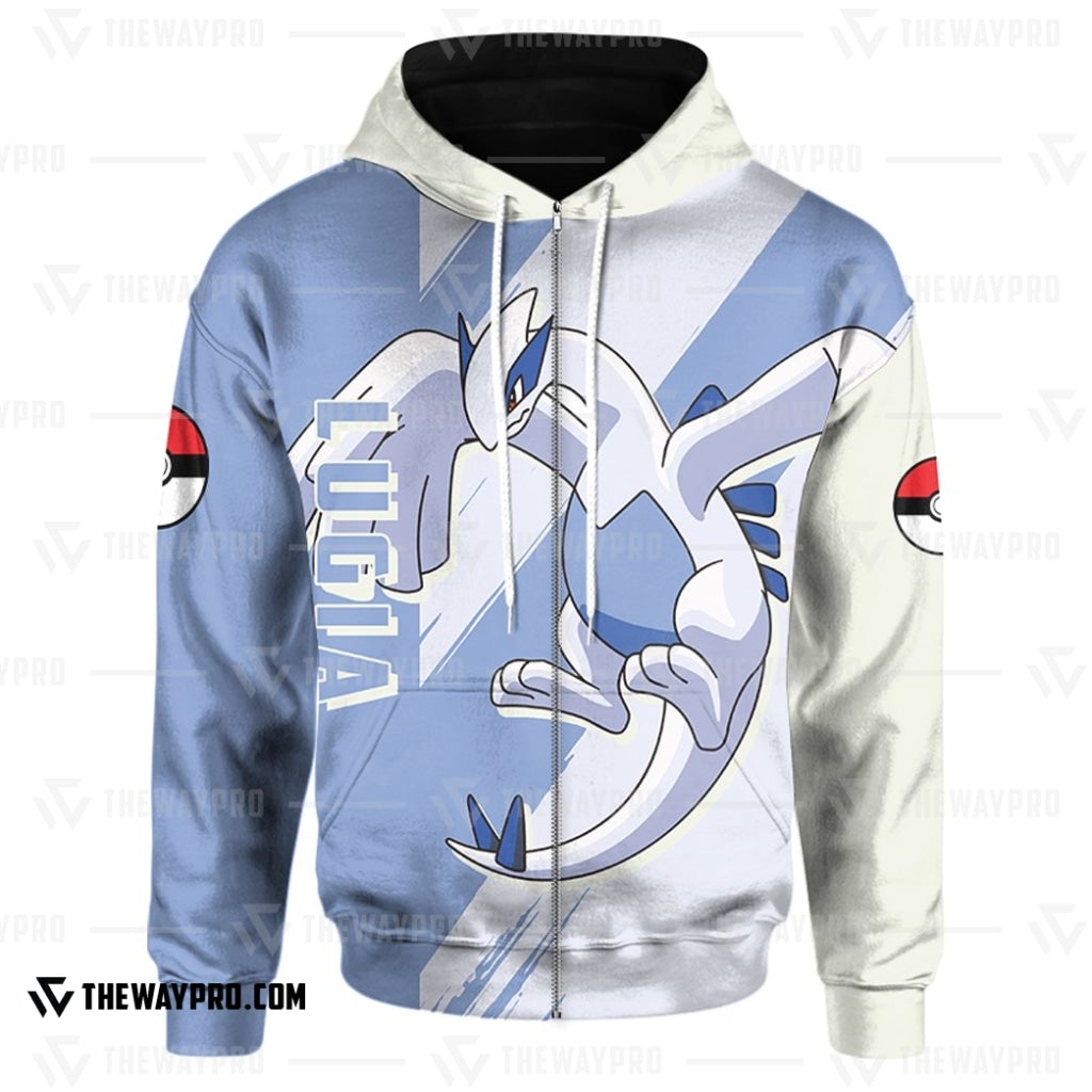 Anime Pokemon Lugia 3D Hoodie Anime Pokemon Lugia 3D Hoodie