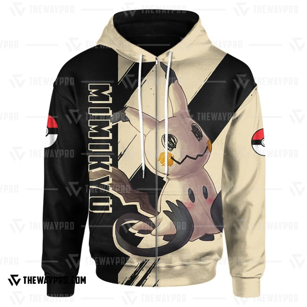 Anime Pokemon Mimikyu 3D Hoodie Anime Pokemon Mimikyu 3D Hoodie