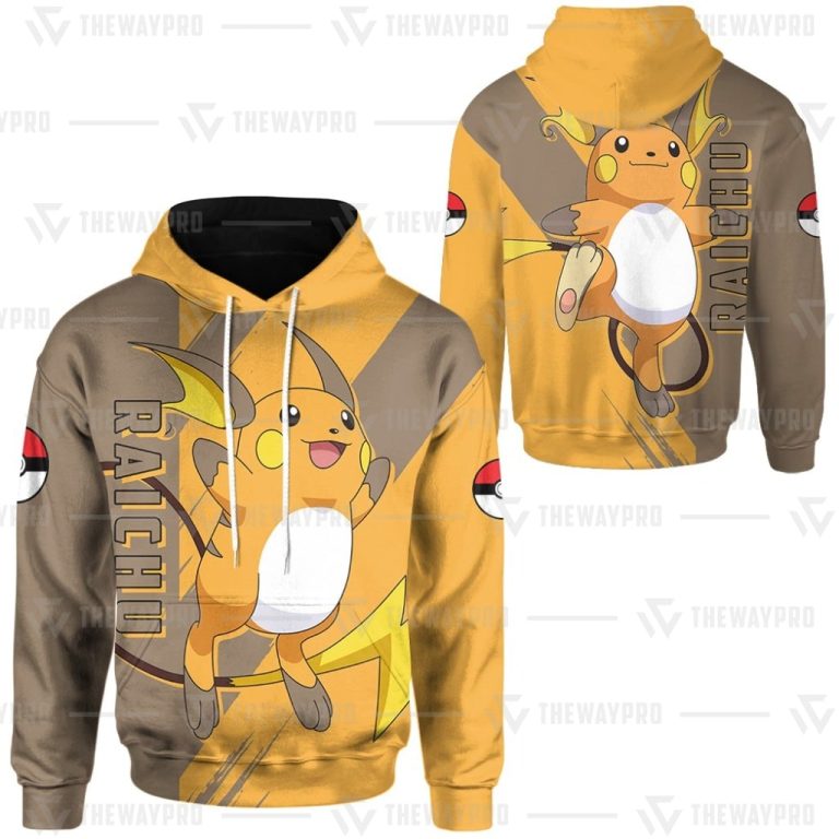 Anime-Pokemon-Raichu-3D-Hoodie-1