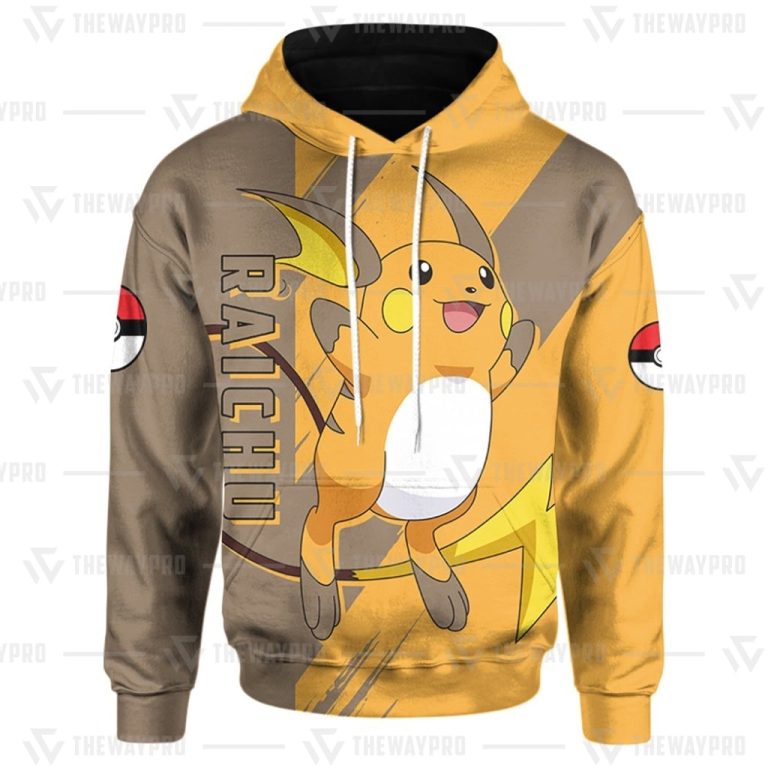 Anime-Pokemon-Raichu-3D-Hoodie-3