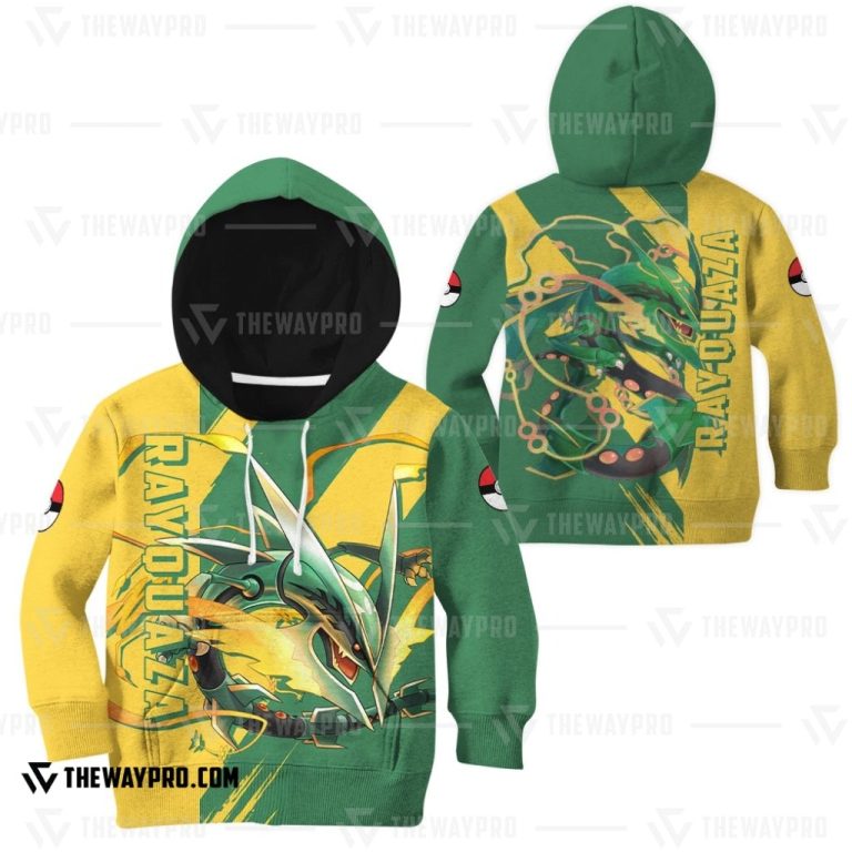 Anime-Pokemon-Rayquaza-Kid-3D-Hoodie-2
