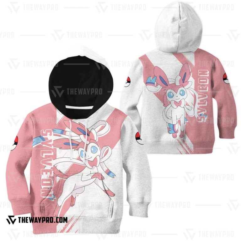 Anime-Pokemon-Sylveon-Kid-3D-Hoodie-2