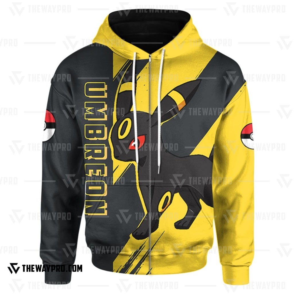 Anime Pokemon Umbreon 3D Hoodie Anime Pokemon Umbreon 3D Hoodie