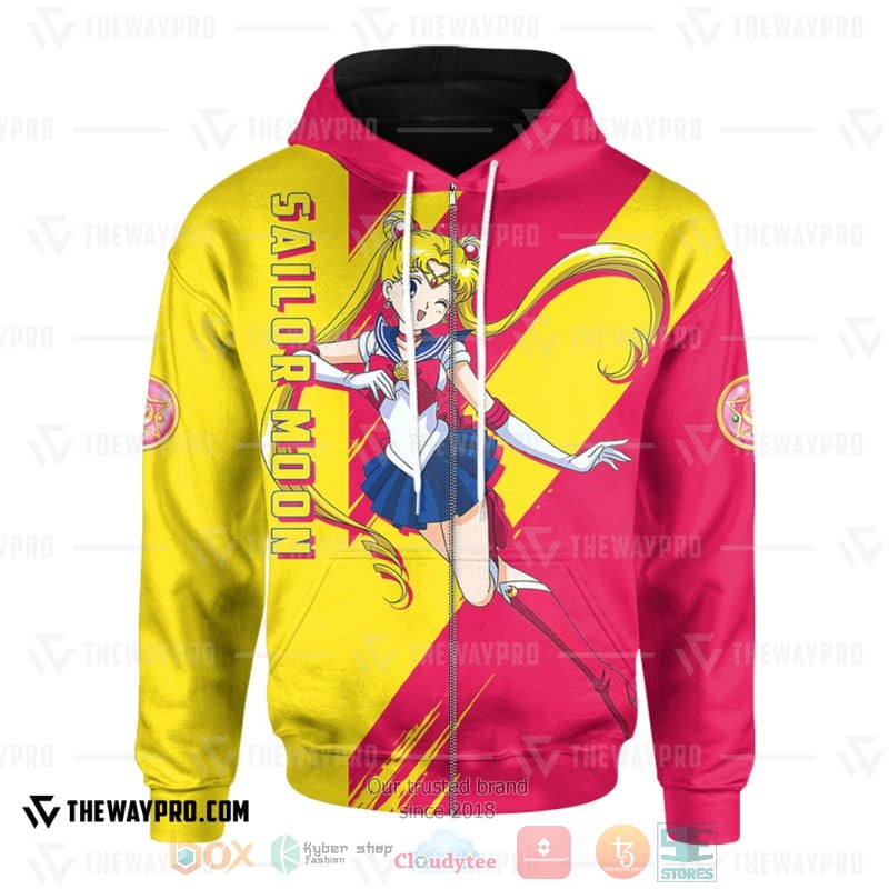 Anime Sailor Moon 3D Hoodie Anime Sailor Moon 3D Hoodie
