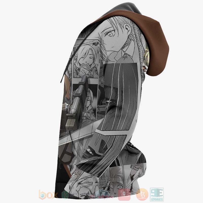 Annie Leonhart Custom Attack On Titan Anime 3D Hoodie Annie Leonhart Custom Attack On Titan Anime 3D Hoodie