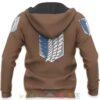 Aot Eren Yeager Attack On Titan Anime 3D Hoodie