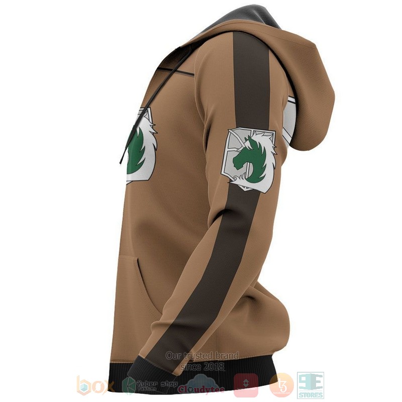 Aot Military Police Uniform Attack On Titan Anime 3D Hoodie Aot Military Police Uniform Attack On Titan Anime 3D Hoodie