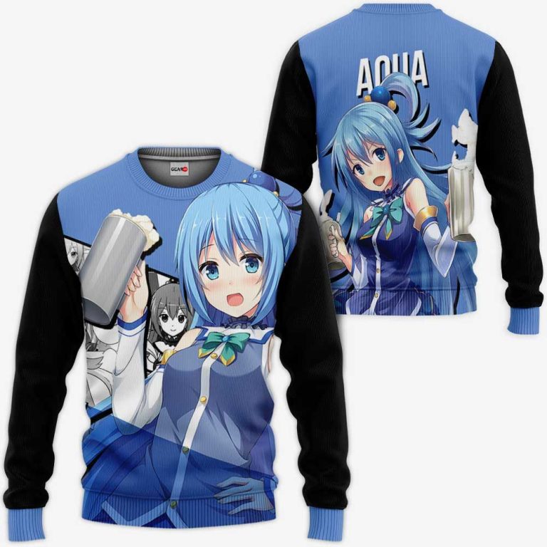 Aqua-Konosuba-Anime-3D-Hoodie-Bomber-Jacket-2