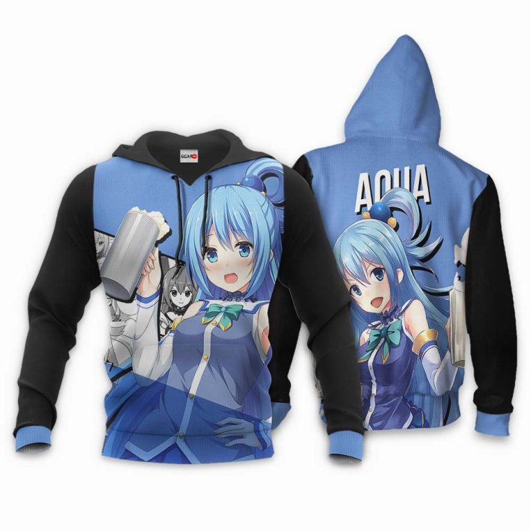 Aqua-Konosuba-Anime-3D-Hoodie-Bomber-Jacket-3