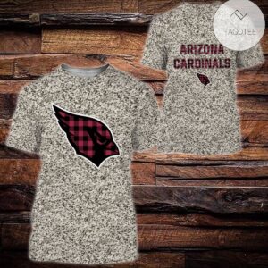 Arizona Cardinals Plaid Flannel All Over Print Hoodie