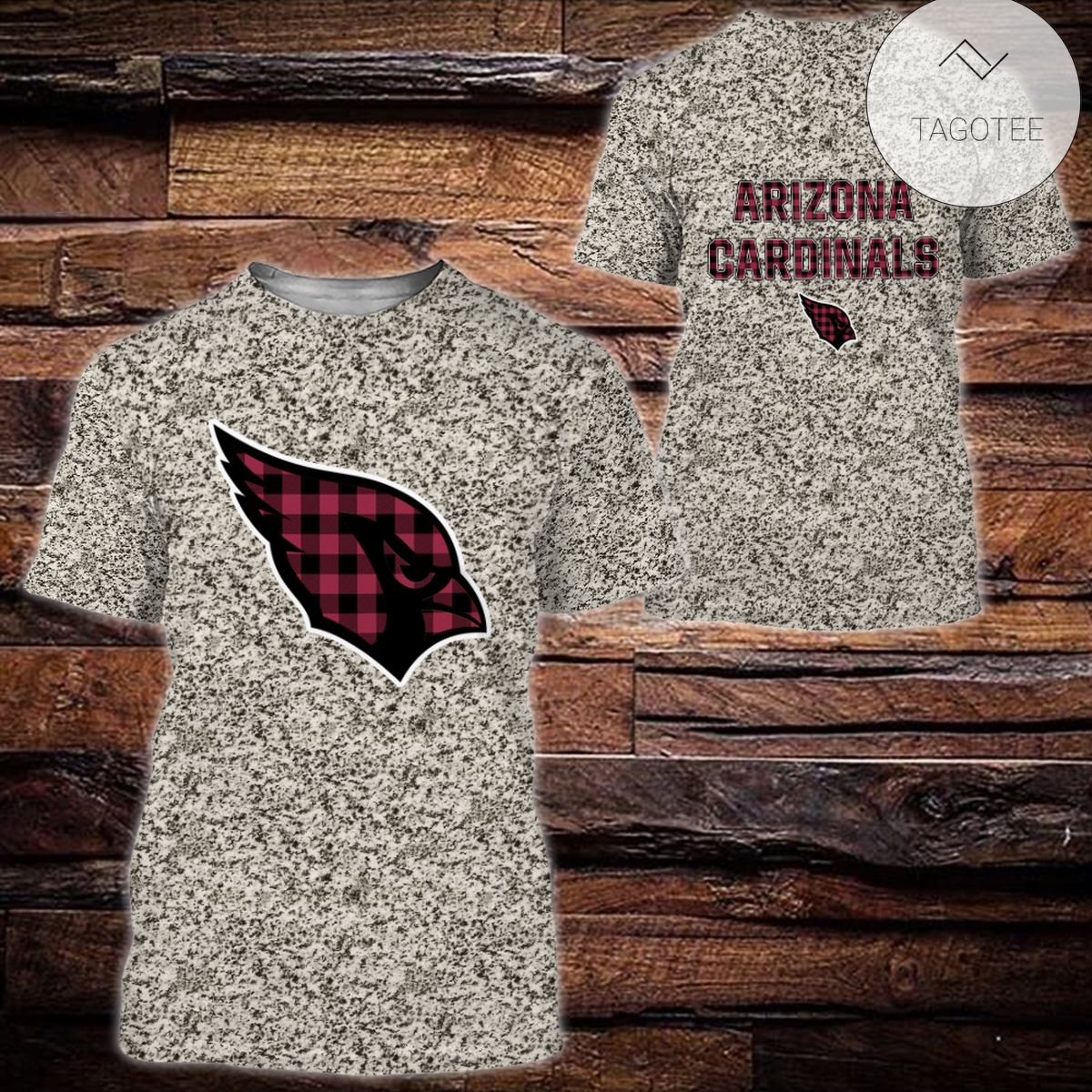 Arizona Cardinals Plaid Flannel All Over Print Hoodie Arizona Cardinals Plaid Flannel All Over Print Hoodie
