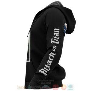 Armin Arlert Attack On Titan Anime Black 3D Hoodie