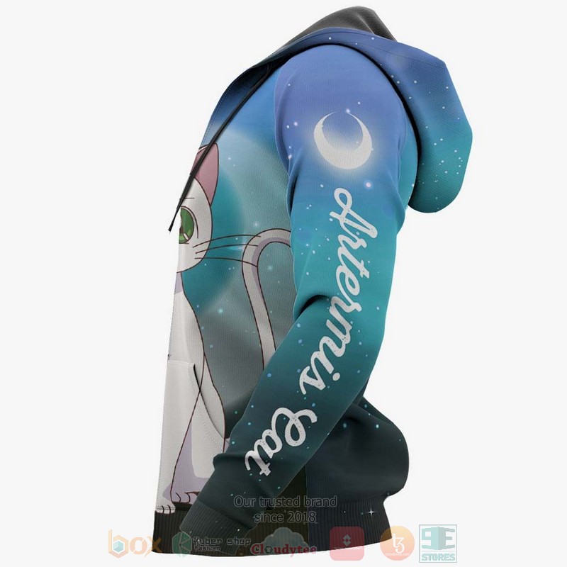Artemis Cat Sailor Moon Anime 3D Hoodie Artemis Cat Sailor Moon Anime 3D Hoodie