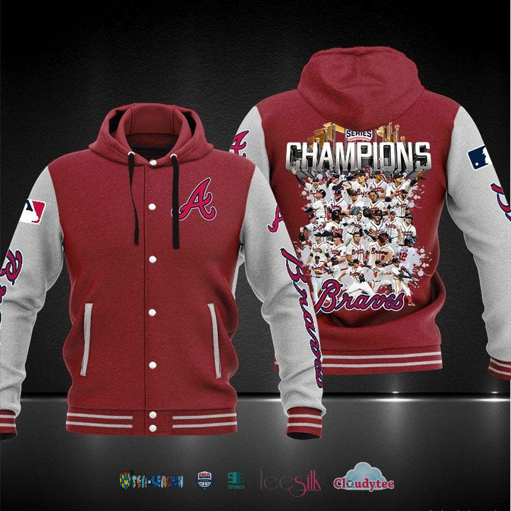 Atlanta Braves World Series Champions Baseball Hoodie Jacket Atlanta Braves World Series Champions Baseball Hoodie Jacket