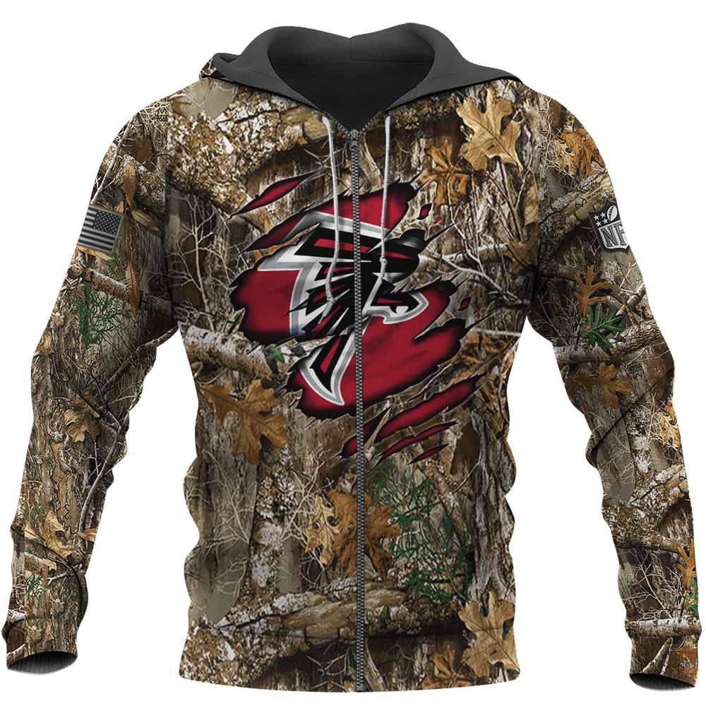Atlanta Falcons Nfl Hunting Camo 3D Shirt Atlanta Falcons Nfl Hunting Camo 3D Shirt